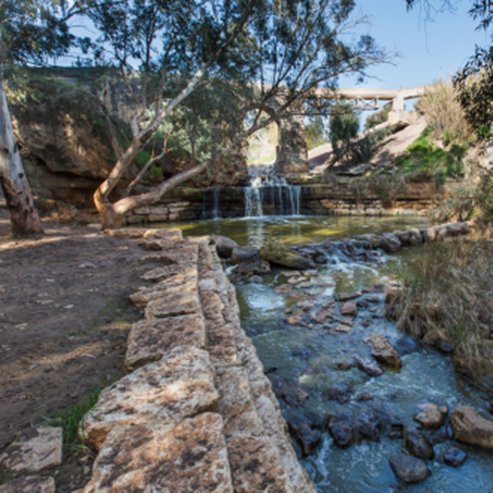 Amal River And Kantara Bridge Promenade