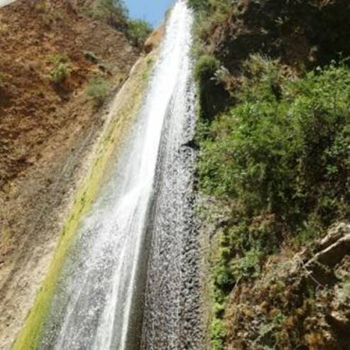 Les chutes alimentées par l'affluent du Jourdain Nahal Ayun (Ha Tanur), classées réserve naturelle