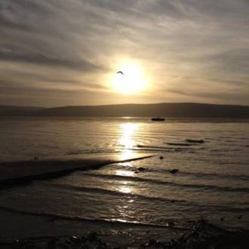 Ein Gev village beach