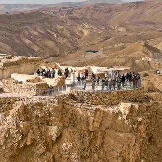 Landscape observation points from Arad to Masada to the West
