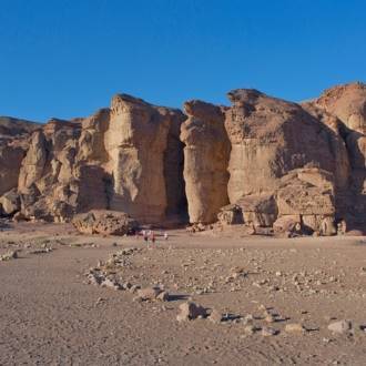 The Pink Canyon and the Roman Cave at Timna Park