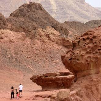 Through the canyons and copper mines at Timna Park